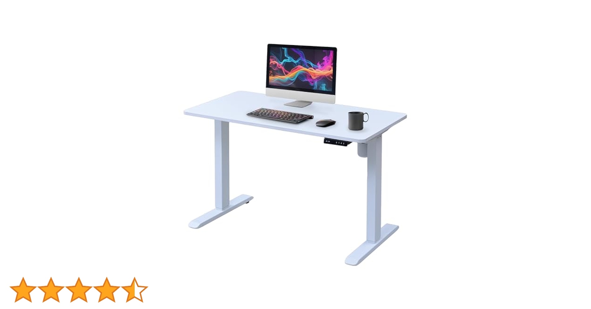 ✨特価✨電動昇降式デスク USB×コンセント付き 耐荷重100kg ホワイト Amazon.co.jp: 山善(YAMAZEN) 昇降デスク 電動 昇降式デスク 一